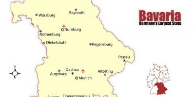 ميونخ ألمانيا خريطة