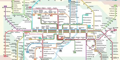 ميونيخ s القطار خريطة