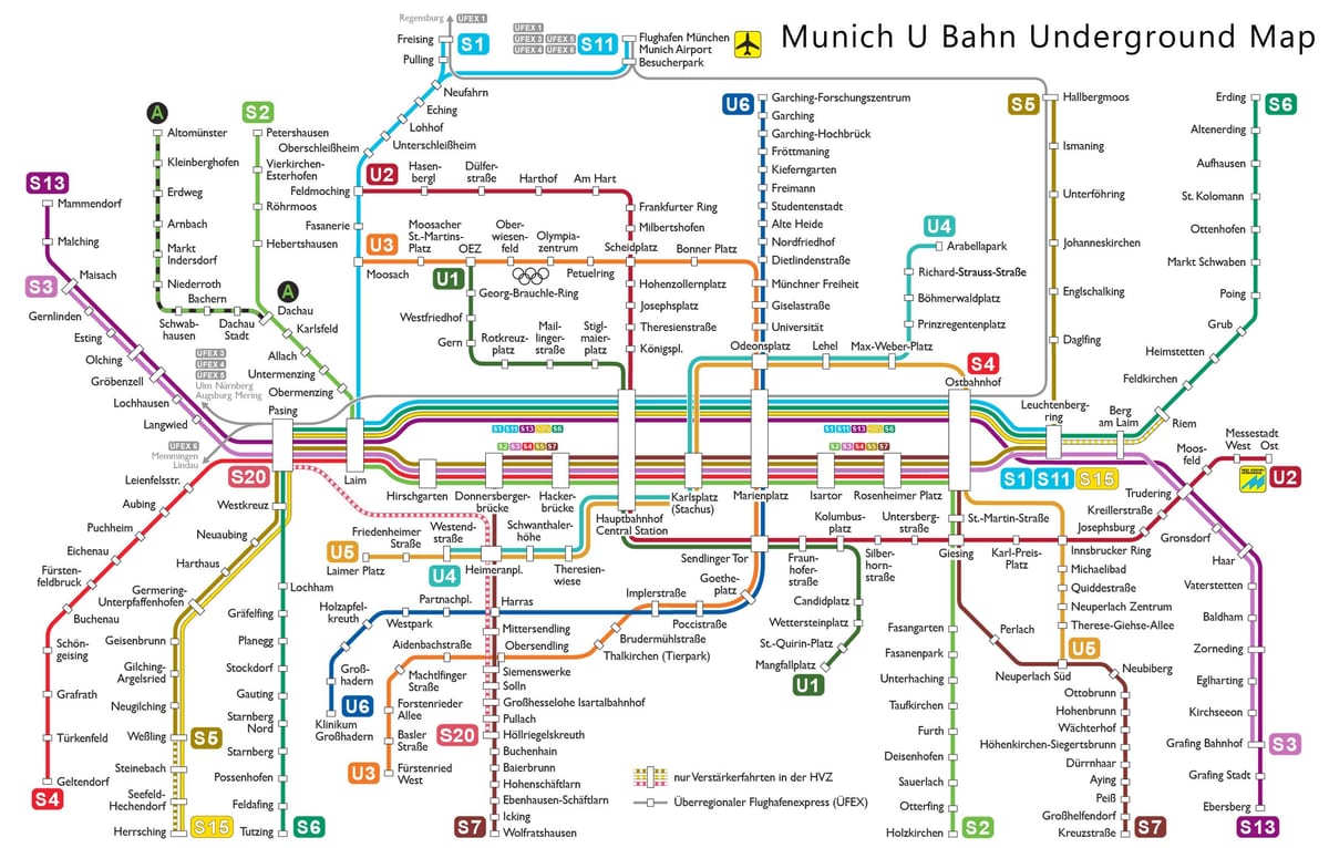 munich u باهن خريطة