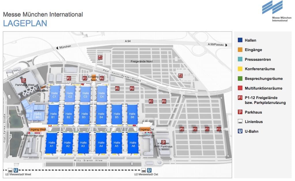 خريطة munich messe
