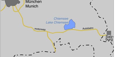 خريطة ofmunich البحيرات 