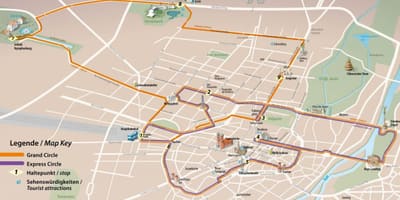محطة الحافلات المركزية في ميونيخ خريطة