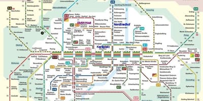 Muenchen s باهن خريطة