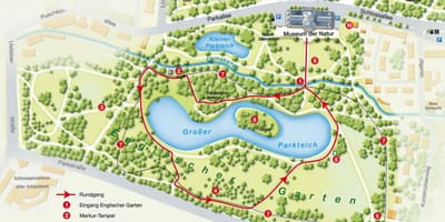 خريطة englischer garten