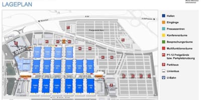 خريطة munich messe