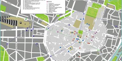 الخريطة السياحية من ميونيخ