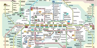 ميونيخ محطة سكة حديد خريطة