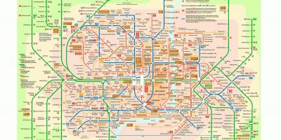 ميونيخ النقل العام الخريطة